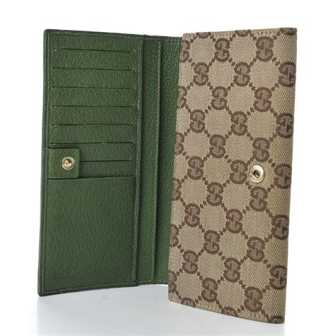 gucci green wallet|green Gucci wallet price.